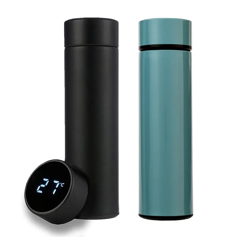 Stainless Steel Double Walled Smart Water Bottle with LCD Temperature Display