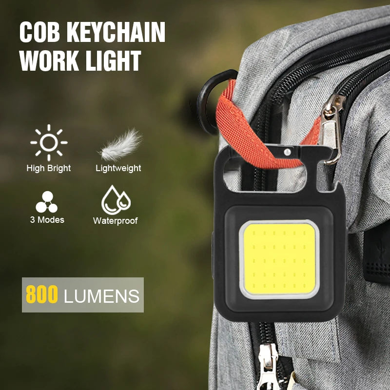 Portable Magnetic Keychain Light