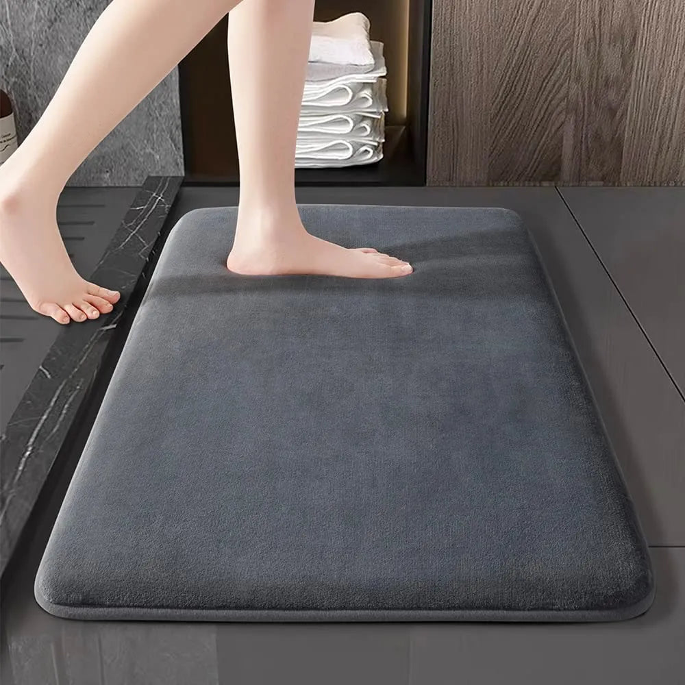 Absorbent & anti slip floor mat