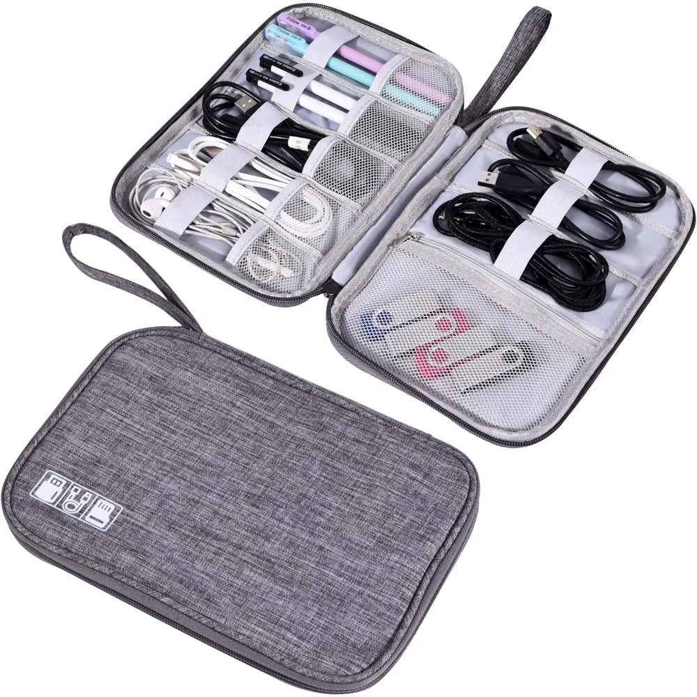 Electronics Organizer — Waterproof Travel Cable & Accessories Pouch
