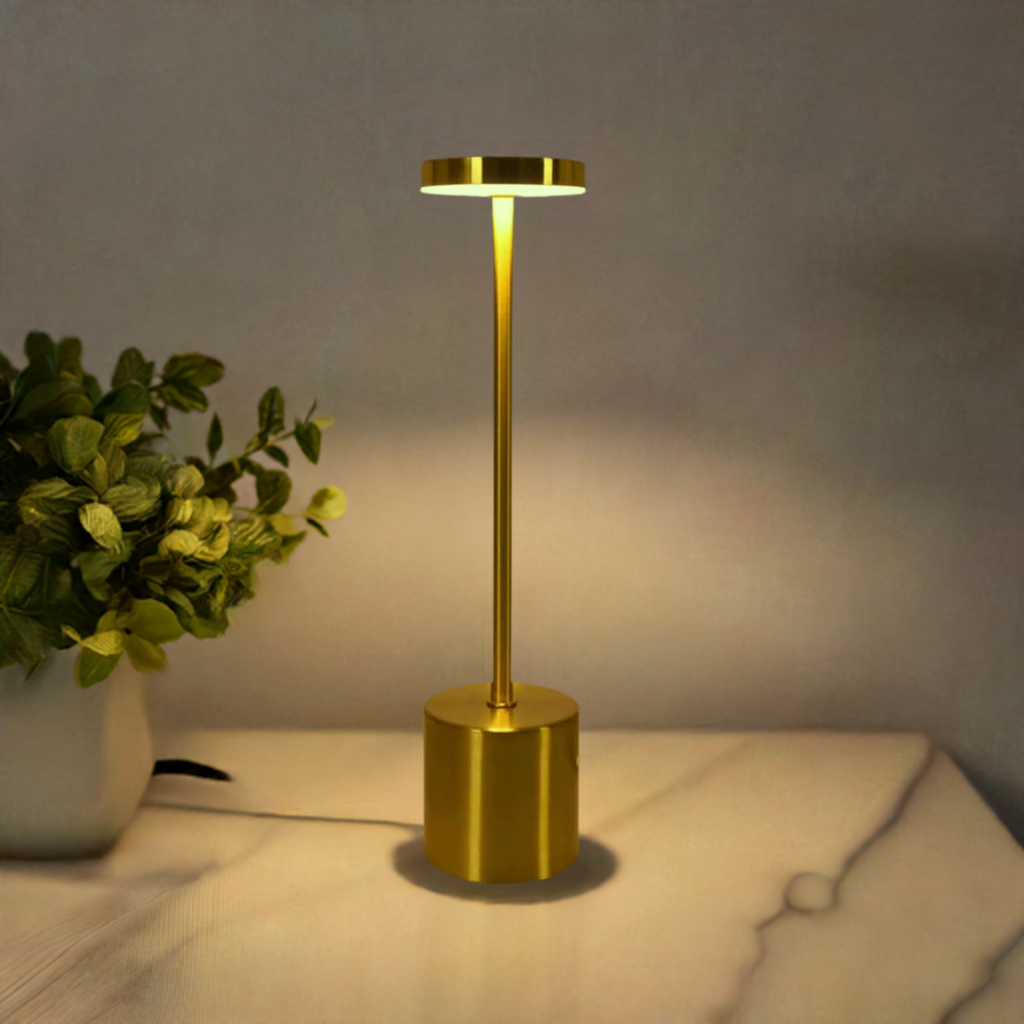 Rechargeable LED Touch Metal Table Lamp